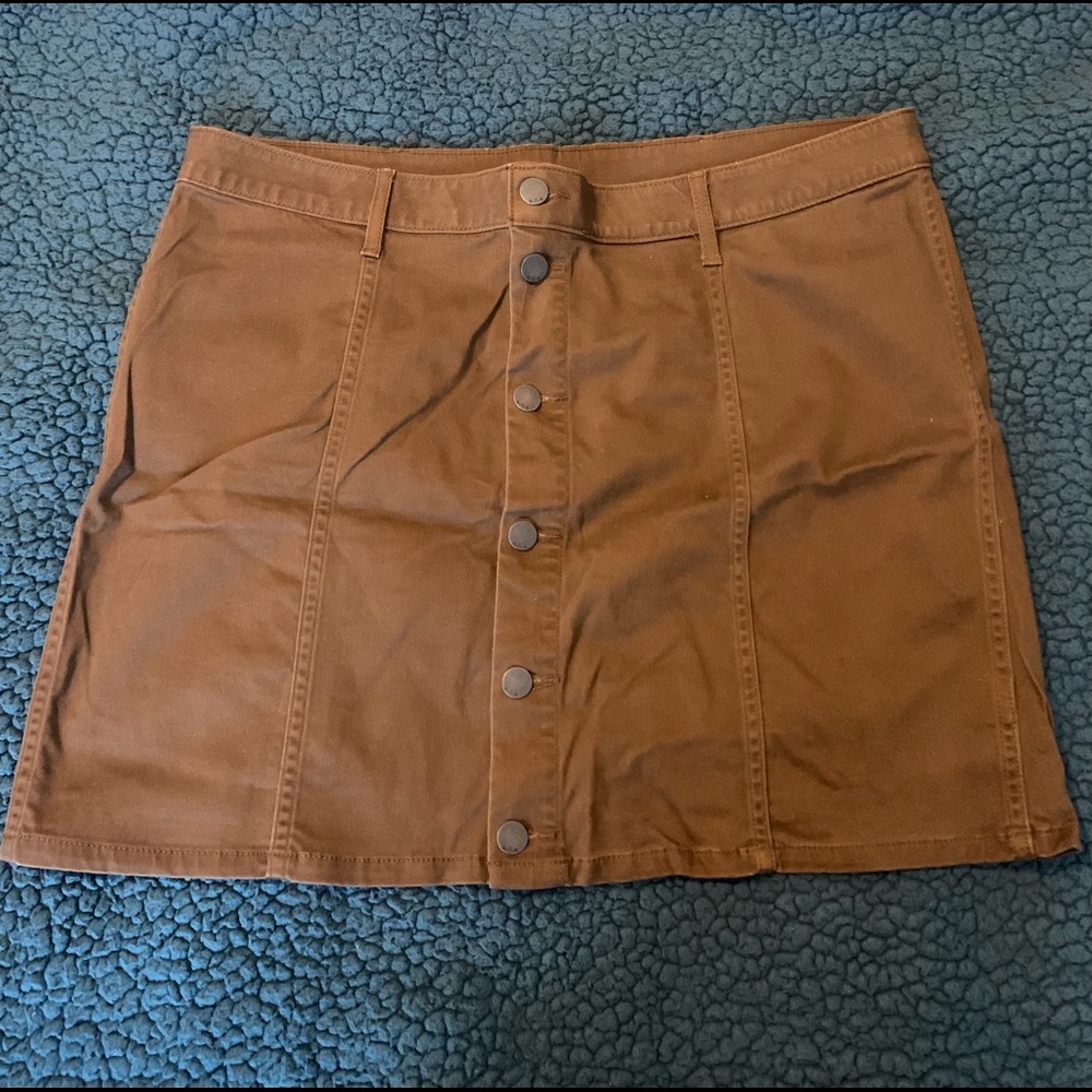 a.n.a Brown Skirt